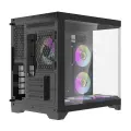 Darflash FT418 computer case + 6 aRGB fans (black) — Foto 8