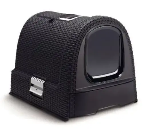 Коробка с крышкой для кошачьих туалетов 51x38,5x40cм серая Фото num