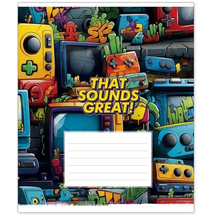 Burtnīca, rūtiņu, 18 lapas, B5, 60 gsm Foto 8