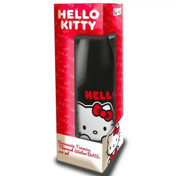 Coriex Hello Kitty water bottle 500ml black 10684 Foto 2