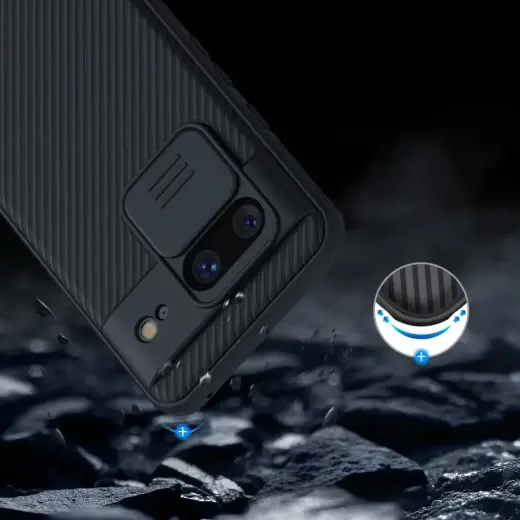 Nillkin CamShield Pro Case for Google Pixel 8 Camera Cover - Black Фото num