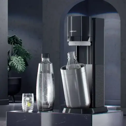 SodaStream Soda Maker DUO black Schwarz QC incl 1 Glas- Glas & 1 PET-Bottle PETBottle (1016812411) Foto 5
