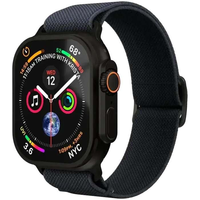 Classic Nylon Loop 40, 41, 42mm One Size, Navy Black