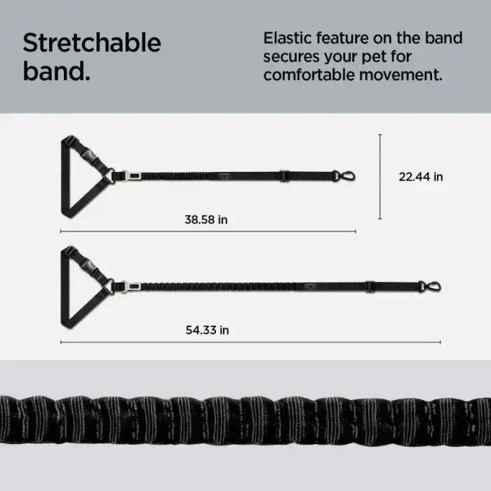 SPIGEN PS100 UNIVERSAL CAR SEAT BELT HOLDER FOR PETS BLACK Foto 15