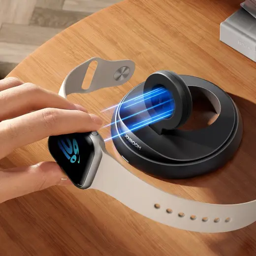 Joyroom JR-W12 foldable inductive charger for Apple Watch - black Photo