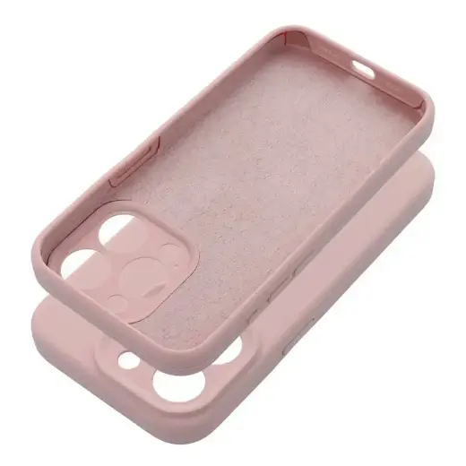 Silicone 2mm maciņš telefonam iPhone 16 Plus rozā