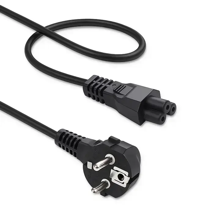 Qoltec Power cable SCHUKO | IEC C5 | Clover | 3x1.0mm² | 1.5m Фото num