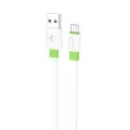 Borofone Cable BX89 Union - USB to Micro USB - 2,4A 1 metre white-green Фото num