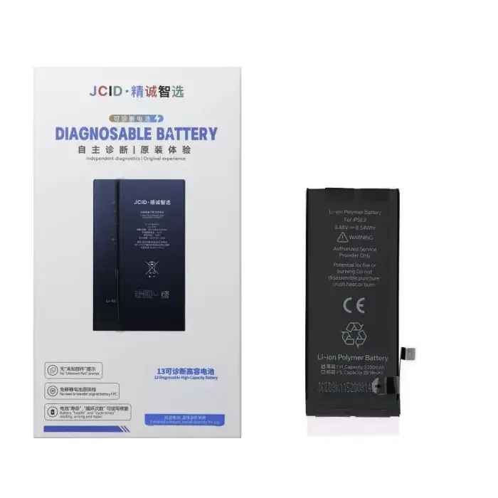 JCID Diagnosable Battery for iPhone SE3 (high capacity)