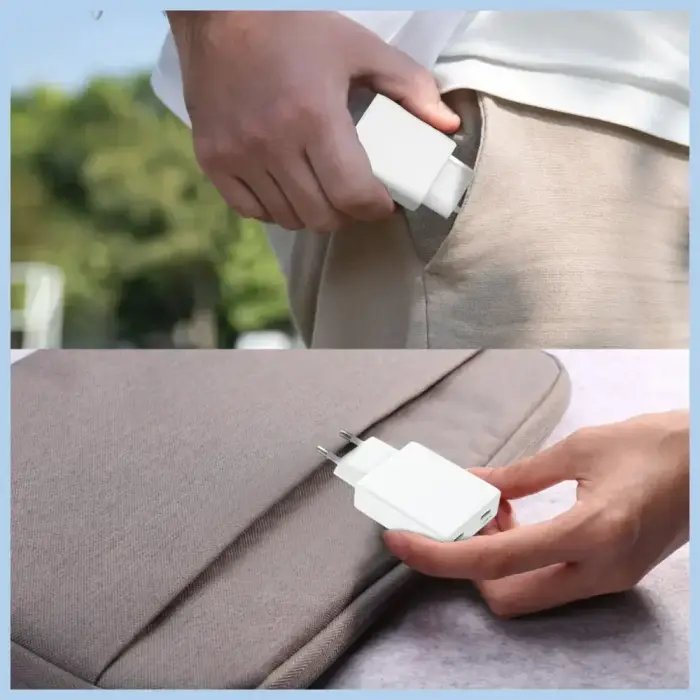 Wall Charger 4smarts PDPlug Slim Dual 65W GaN 2xUSB-C white Foto 5