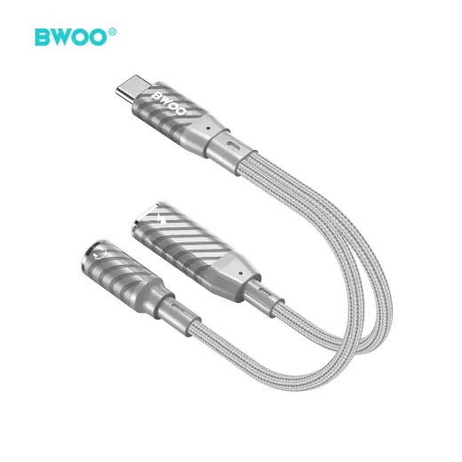 BWOO 2 in 1 Adapter Lightning | Type C to 3.5MM Jack BZ67
