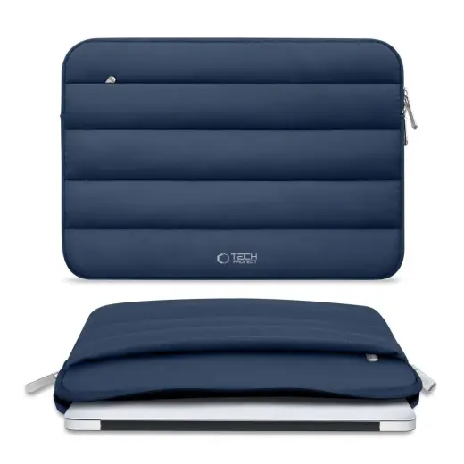 Tech-Protett Fluffy Laptop Bag 15-16 - Navy Blue Photo