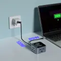 Hub USB-C 12 in 1 Wozinsky WHBC09Y8S multifunctional, with wireless charging function, aluminum, with 15 cm cable - gray Photo