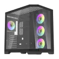 Darflash FT418 PRO computer case + 7 aRGB fans (black) — Foto 1