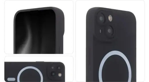 Silicon Soft Mag Case for iPhone 15 Plus 6,7" black Foto 3