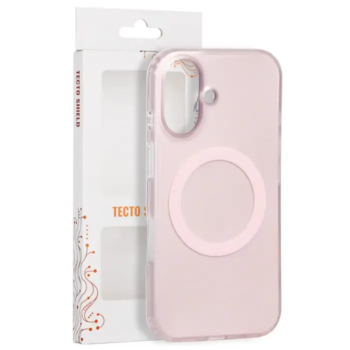 Tecto Shield Mistiq Mag case for iPhone 16 6,1" pink