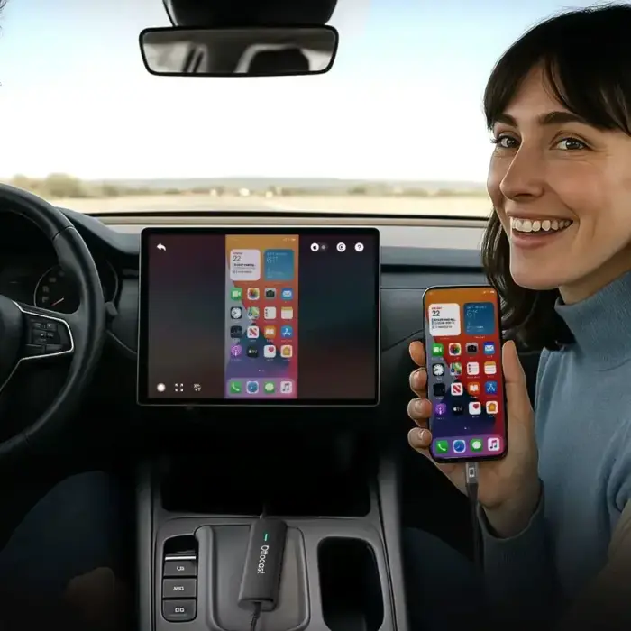 Car adapter OTTOCAST Mirrortouch CA450-T black Foto 3