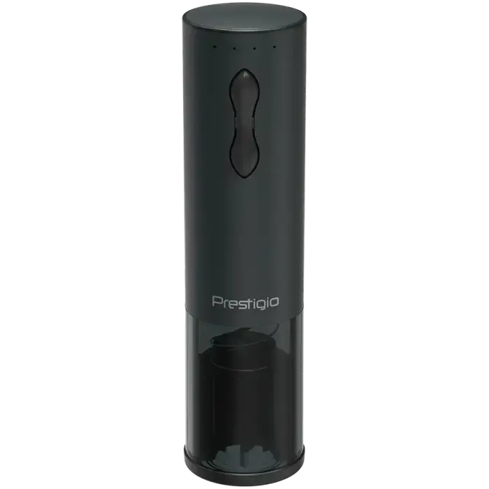 Bolsena, Electric wine opener with Prestigio Logo, aerator , vacuum preserver, Black color