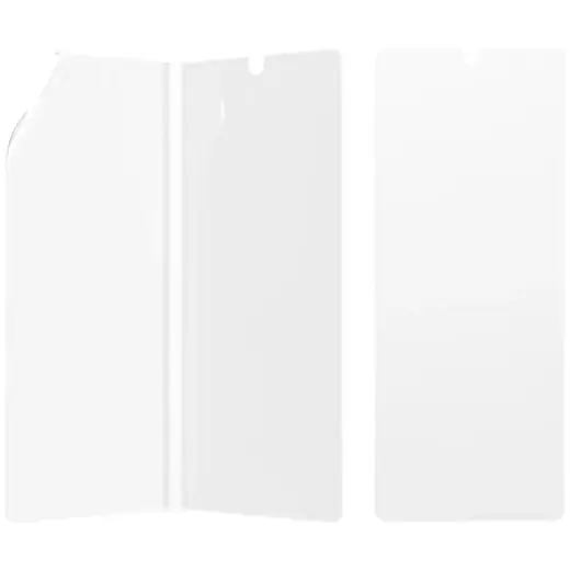 Protective Set PanzerGlass FlipFoldFlex 2-in-1 Classic Fit Glass + Ultra-Wide Fit TPU Film for Samsu Photo