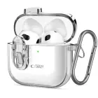 TECH-PROTECT SLIM HOOK APPLE AIRPODS 4 caurspīdīgs — Foto 1