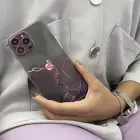 Marble maciņš telefonam iPhone 12 Pro rozā — Foto 4