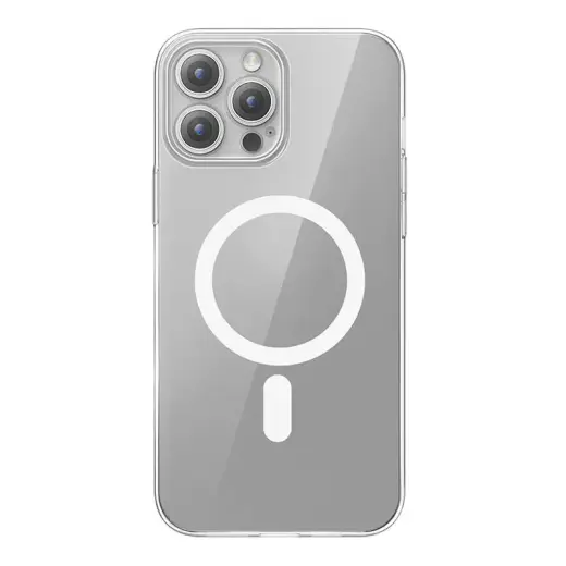 Magnetic Phone Case for iPhone 15 Pro Baseus OS-Lucent Series (Clear) Photo