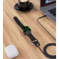 Choetech T319 MFI 5W wireless charger for Apple Watch + USB-C cable - black Foto 7