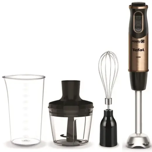 TEFAL rokas blenderis QUICKCHEF 3IN1, 1000W, melns/vara Photo