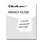 Qoltec Privacy filter for MacBook Air 11.6" | Eye protection Foto 3