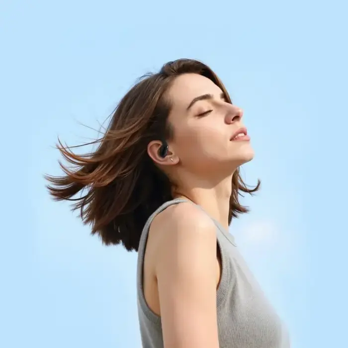 Bluetooth headphones 4smarts SkyBuds OWS with AI display, black Foto 9