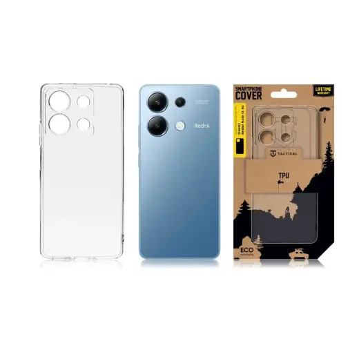 Tactical TPU Cover for Xiaomi Redmi Note 13 5G Transparent Foto 2