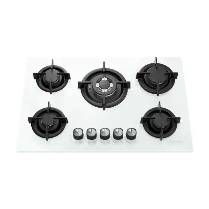 ISEASY MGBG-775 gas hob with 5 burners (white) Foto 3