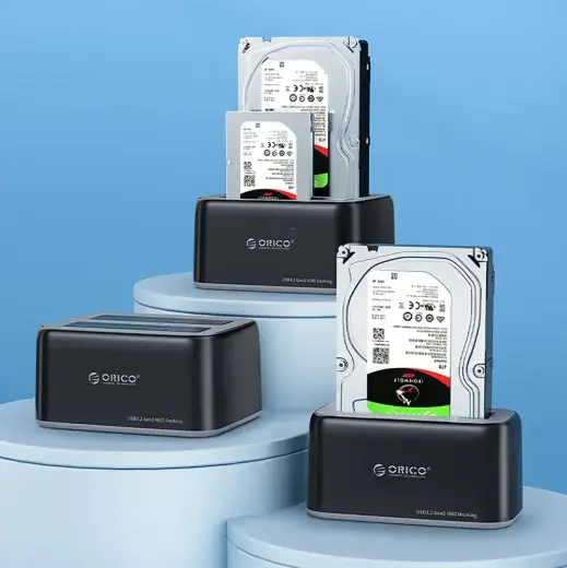 Orico 6829C3 Docking Station for 2 x 2.5"/3.5" SATA HDD/SSD - Black Photo