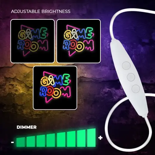 Neon PLEXI LED GAME ROOM multicolor NNE20 Neolia Foto 8