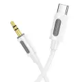Borofone Cable AUX BL20 - jack 3,5mm to Type C - 1 metr white Foto 2