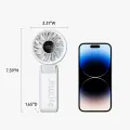 Jisulife Handheld Fan Life7 5000mAh Portable USB Fan - Gray Foto 8