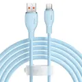 Baseus Pudding провод для передачи данных и зарядки | USB-A на USB-C | 100W | 2m | синий Фото num