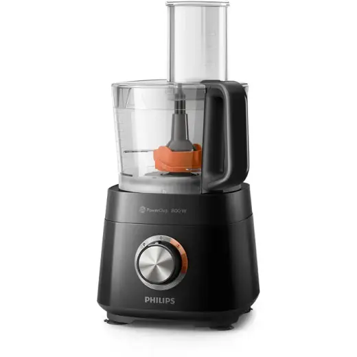 PHILIPS Viva Collection Kompaktais virtuves kombains 800W, melns Photo