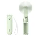 Jisulife Handheld Fan Life8 Mini Portable USB Fan with Power Bank and Flashlight - Green Foto 1