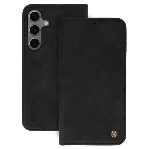 Wonder Smart book type phone case for iPhone 17 Air black