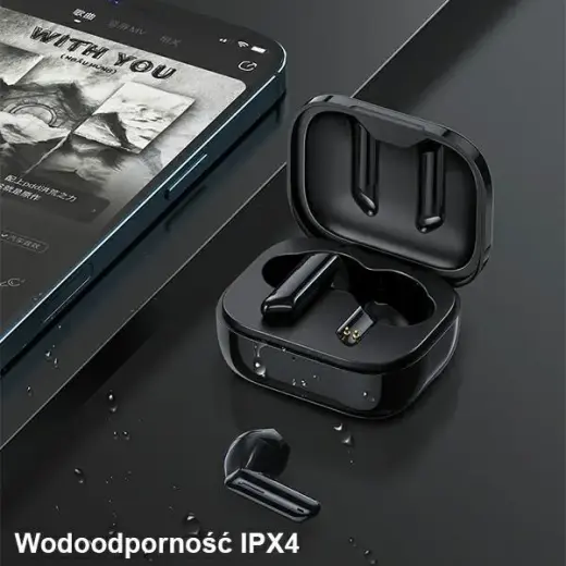 Słuchawki Bluetooth 5.0 T36 TWS + stacja dokująca Białe  Foto 6