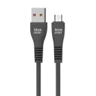 Cable USB A to Micro USB Blue Star 2A 1 m DC99M black Foto 2