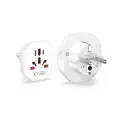 TECH-PROTECT UNIVERSAL TRAVEL CHARGER | white Photo