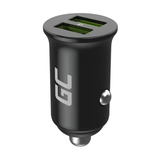 Green Cell Autoladegerät 36W GC PowerRide Nano36 mit 2x USB-A Ultra Charge Schnellladung Foto 1