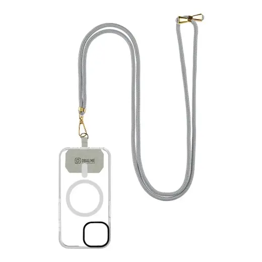 OBAL:ME NeckTag Allure Rope for Mobile Phone Light Grey