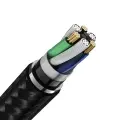 Kabelis VFAN L11 mini jack 3,5 mm AUX, 1 m, apzeltīts (pelēks) Foto 5