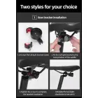 Rockbros Q5 Rear Bike Light with Intelligent Stop System - Black Foto 19