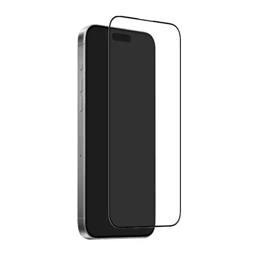 Puro Frame Tempered Glass for iPhone 17 Air with Applicator and Black Frame Фото num