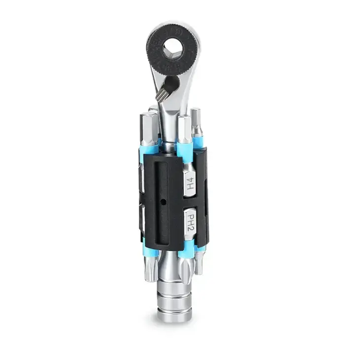 Rockbros TG-8601 Bicycle Multitool S2 Ratchet Cylindrical Housing - Black