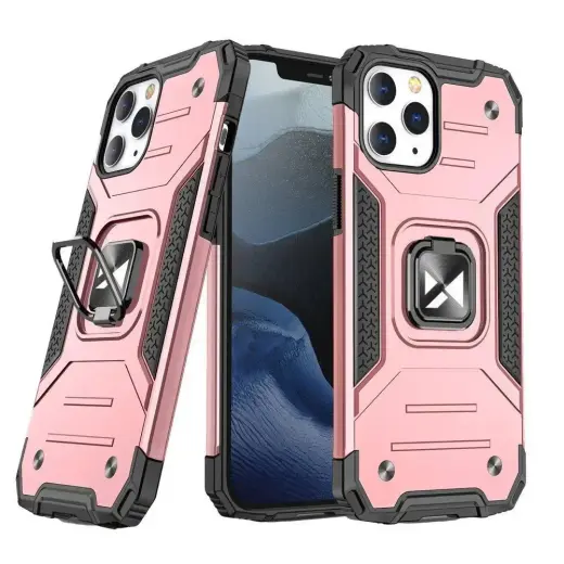 Wozinsky Ring Armor чехол с подставкой для телефона iPhone 14 Pro золотой